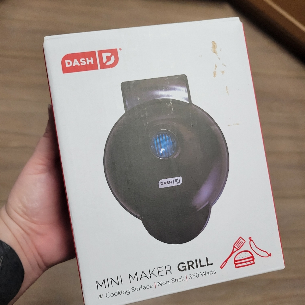 Dash mini maker grill black